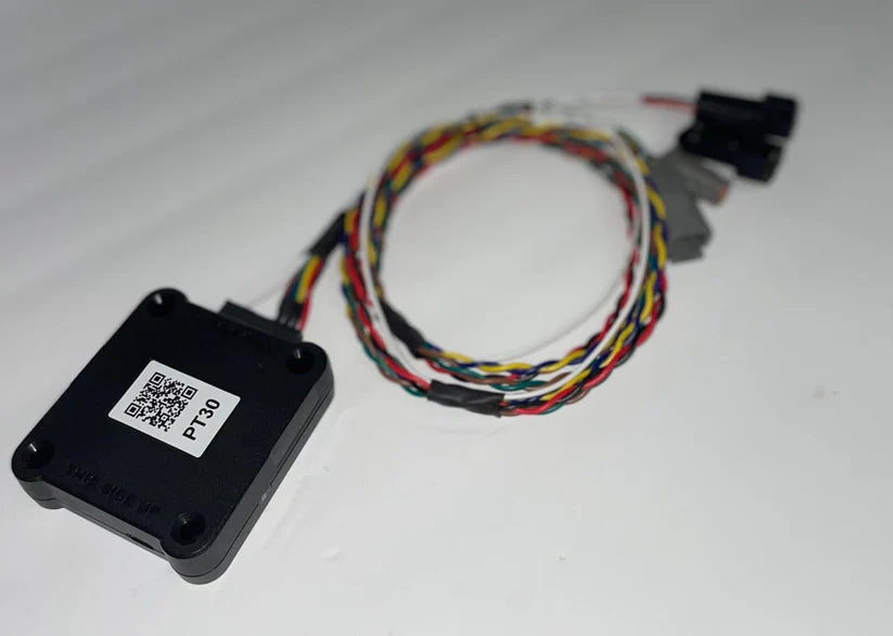 PT30+Cable for Log Book HOS, DriverLog - ShipsFast-Buy America-Bundle Deal - Panel Cables for Heavy-Duty Volvo - BLACK