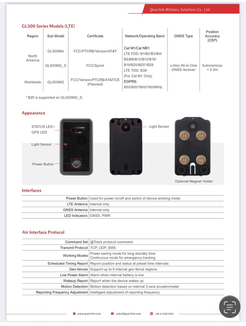 *GPS and Track Trailer GPS Tracking Unit with 7-Year Battery Life - no Wires - no Contracts & no Monthly fees - Lender Outlook: ASIN: B00NPA42B0
